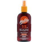 Malibu Dry Oil Spray SPF15 Aceite Protector Solar Bronceador 200ml
