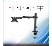 Brazo giratorio sin perforaciones para monitores de 15 a 32 pulgadas single monitor stand
