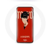Coque pour Samsung Galaxy S9 La casa de papel Tokyo Fanart logo