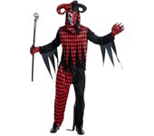 Disfraz de payaso para hombre, disfraz divertido para fiesta de Halloween, disfraz para adulto M