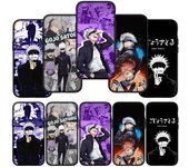 Funda para Samsung Galaxy S24 S23 iPhone 16 15 14 Xiaomi Redmi Note 13 12 11 10 8 Plus 9 Pro Max X XR Anime Jujutsu Kaisen Gojo Satoru OPPO Huawei Cover for Samsung Galaxy A30S aero