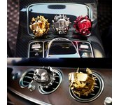 Ambientador de Bulldog a la moda, Clip de Perfume para coche, decoración de coche, Clip de Geur para coche, fragancia de Bulldog, Perfume para coche negro