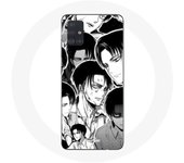 Coque pour Samsung Galaxy A71 Attaque des Titans Manga Levi Ackerman