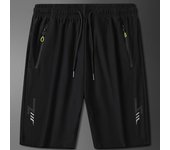 Pantalones cortos deportivos de hielo para hombre, pantalones casuales capris, pantalones de secado rápido, pantalones de playa de gran tamaño 8XL