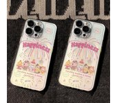 Juego de fundas para teléfono con dibujos de animales de fuegos artificiales para Apple 15/13, 14 Pro, 11, 12, 14/XS. iPhone X