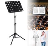 Atril para partituras Atril para partituras Altura ajustable Plegable Compacto Ligero Portátil Música Portátil Tableta Cómodo de llevar