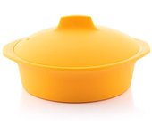 vaporera de silicona multifunción con recetas silicotte innovagoods