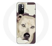 Coque Redmi Note 11 5G Chien de Pitbull Blanc