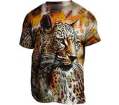 Camiseta Vintage para hombre, camiseta con estampado 3d de tigre león, camisetas informales negras de manga corta con águila Animal, camisetas Retro para hombre, ropa de calle de gran tamaño XL
