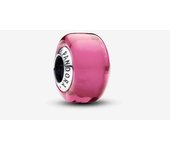 Charm mini de cristal de Murano rosa