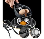 Abridor de huevos de acero inoxidable, tijeras, herramientas manuales para huevos, galleta de cáscara de huevo, abridor de huevos, separador, accesorios novedosos de cocina