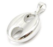 Les Trésors De Lily [I4023] - Colgante de plata 'Coffee Bean' plata