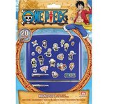 One Piece Imán de nevera Chibi (Paquete de 20) One Size negro