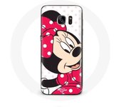 Coque pour Samsung Galaxy S6 edge Minnie Mouse Dessin animé mignon