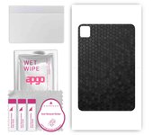 apgo skin sticker film foil vinyl for the BACK compatible with TCL NTXpaper 10s, scratch-resistant, easy to install - Black Honeycomb