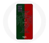 Coque maniacase pour Samsung Galaxy A51 portugal logo vert et rouge