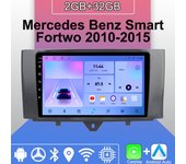 Radio de coche Android Carplay para Mercedes Benz Smart Fortwo 2010-2015, reproductor multimedia, unidad principal, estéreo, navegación GPS, Bluetooth, WIFI, 2+32 GB 1+16GB