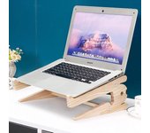 Soporte Universal de madera para ordenador portátil, soporte de madera desmontable para escritorio, Macbook Air Pro 13, 15, 10-17 pulgadas, accesorios