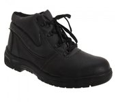 Grafters - Botas de seguridad para hombre con puntera acolchada de piel de grano 36 EUR negro