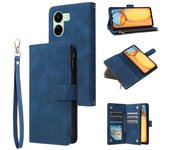 Funda protectora de cuero con ranuras para varias tarjetas para teléfono móvil Xiaomi Poco C65 4G/Redmi 13C 4G/5G