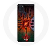 Coque pour Samsung Galaxy A21S Stranger Things Saison 4 Affiche Equipages de la Nouvelle Théorie