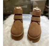 Botas de nieve de suela gruesa Tasman mujeres hombres diseñador invierno tobillo botas de trabajo zapatos de lana castaño 40 azul cielo