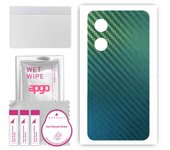 apgo Protective Skin Sticker for the back compatible with Honor Play 40S, Wrap Film, Foil, Vinyl - Pattern Carbon Chameleon CAKA1