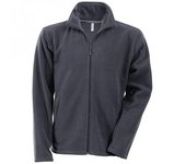 Kariban - Chaqueta de forro polar antibolitas con cremallera completa Falco para hombre S gris oscuro