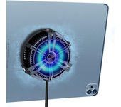 Almohadilla de enfriamiento magnética Bonola, radiador Peltier para teléfono iPad, ventilador de refrigeración para juegos para teléfono móvil universal Android X12 negro