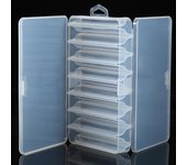 Caja de 14 compartimentos para cebos de pesca, señuelos, anzuelos, caja de almacenamiento de cebos, organizador de herramientas de pesca, caja de clasificación
