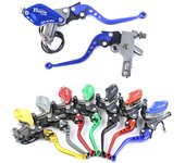 Palanca de embrague de freno con pistón de 14 mm, universal para motocicleta, manillar de 22 mm, línea de embrague para Honda Grom, Kawasaki Z125, Vespa, Aprilia