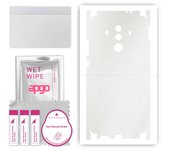 apgo Protective Skin Sticker for the back+sides compatible with Huawei Mate 10 Pro, Full Wrap Film, Foil, Vinyl - Pattern Matte Transparent