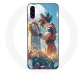 Coque Maniacase pour Samsung Galaxy A50 Akira Toriyama Son Goku Tombe