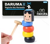Marioneta de madera mágica DARUMAX, juguete de madera irrompible, truco de magia