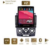 Para Ford Everest Ranger y Mazda BT50 2007-2011 Radio de coche 9,7 ''Tesla pantalla Vertical Carplay Android Autoradio reproductor Multimedia 2 + 32GB