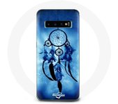 Coque pour Samsung Galaxy s10 edge Attrape rêve bleu