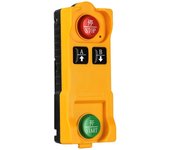 Control remoto de 2 teclas y controlador de 1 canal para bomba de agua DC12-80V amarillo