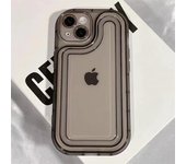 Carcasa blanda de silicona gruesa anticolisión para Iphone, carcasa suave de silicona transparente sólida para iPhone 14 Pro Max 13 12 11 for iphone11(6.1") blanco