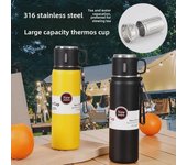 Termo de acero inoxidable 316 de gran capacidad - Hervidor portátil para deportes al aire libre 600ml