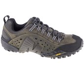 Zapatillas trekking piel lisa hombre Merrell 41 gris