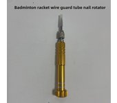 Herramienta duradera para raquetas de bádminton Yuquan: Partículas de caucho, protector de alambre, clavo de borde de aleación de aluminio.
