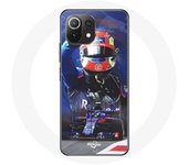 Coque pour Xiaomi Mi 11 Lite Formule 1 Pierre Gasly Pilote automobile F1 Rouge Bleu