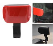 Respaldo para patinete eléctrico, resistente al agua, soporte de metal, fácil instalación para el respaldo del pasajero del patinete eléctrico oro