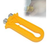 Tensor de cable de alambre para apicultura, marco de engarce, herramienta para colmena, caja nido, alambre de hilo apretado, equipo de apicultura para colmena amarillo