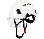 Casco de seguridad para construcción con gafas protectoras para ingenieros, visera ABS, ventilación para casco, gorra de trabajo industrial, protección para la cabeza