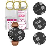 3 protectores de pantalla de vidrio híbrido mate apgo para Huawei Watch GT 2 de 46 mm, sustituto de vidrio templado, antigrietas.