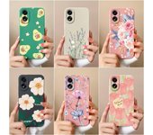 Para OPPO Realme C53 11 Pro Plus A38 A58 A78 A79 funda a prueba de golpes flor aguacate mate protector de pantalla de silicona líquida para parachoques OPPO Oppo A2 5G
