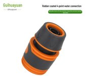Kit de reparación de conexión rápida para manguera de jardín, grifo de 4 puntos y accesorios para pistola de agua