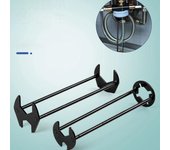 1 pieza de herramienta para calentar agua para reparación del hogar, llave para fregadero, llave para grifo de fregadero, llave para tubería, llave hexagonal de cuatro puntas A