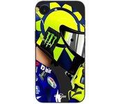 Funda Maniacase para iPhone 16E con el casco Supermoto Valentino Rossi de MotoGP